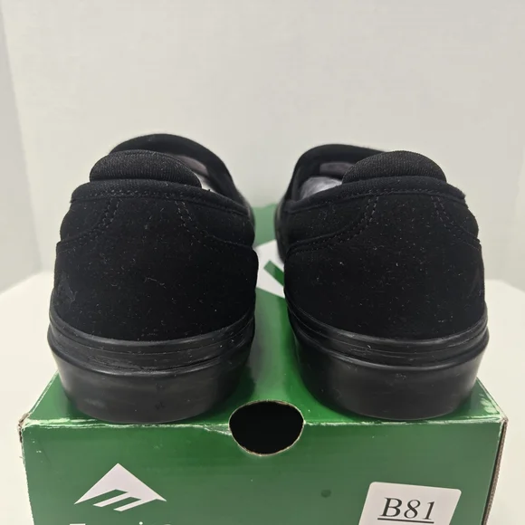 Emerica Wino G6 Slip-on Black Slip-On Sneakers Men's Size 6.5 Women's Size 8 - Picture 6 of 13